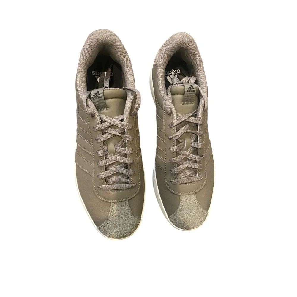 Adidas VL Court 3.0 Mens Skateboard Shoes Olive Green IH4800 Sneakers 11.5
